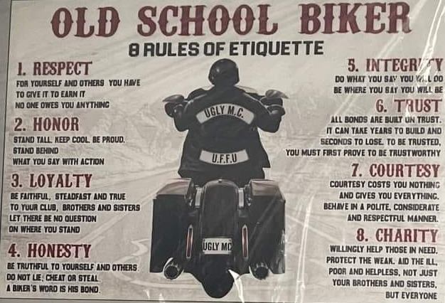 Old School biker